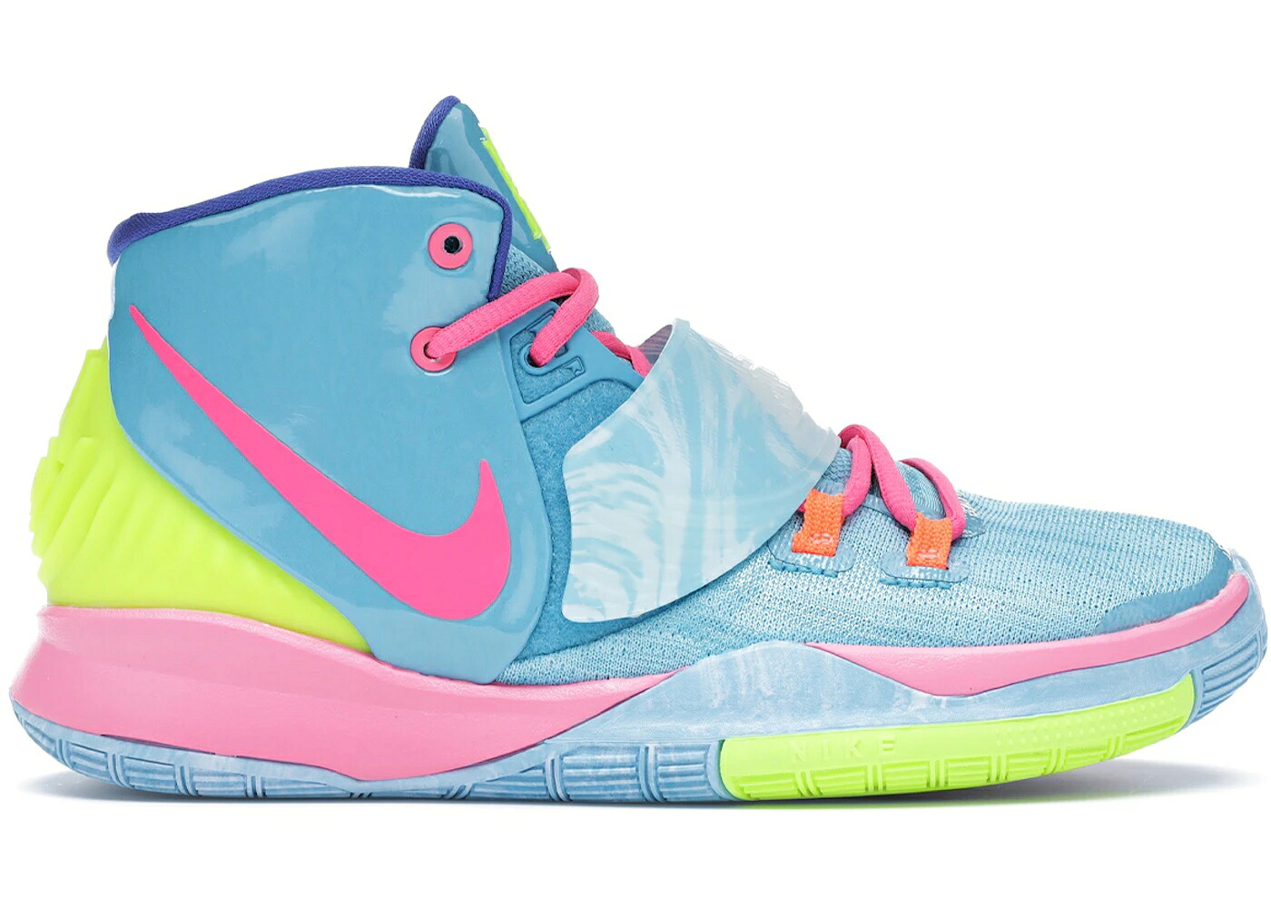 ナイキ カイリー プール 青色 ブルー ジュニア キッズ NIKE KYRIE 6 POOL (GS) / BALTIC BLUE HYPER ROYAL VOLT ベビー マタニティ スニーカー