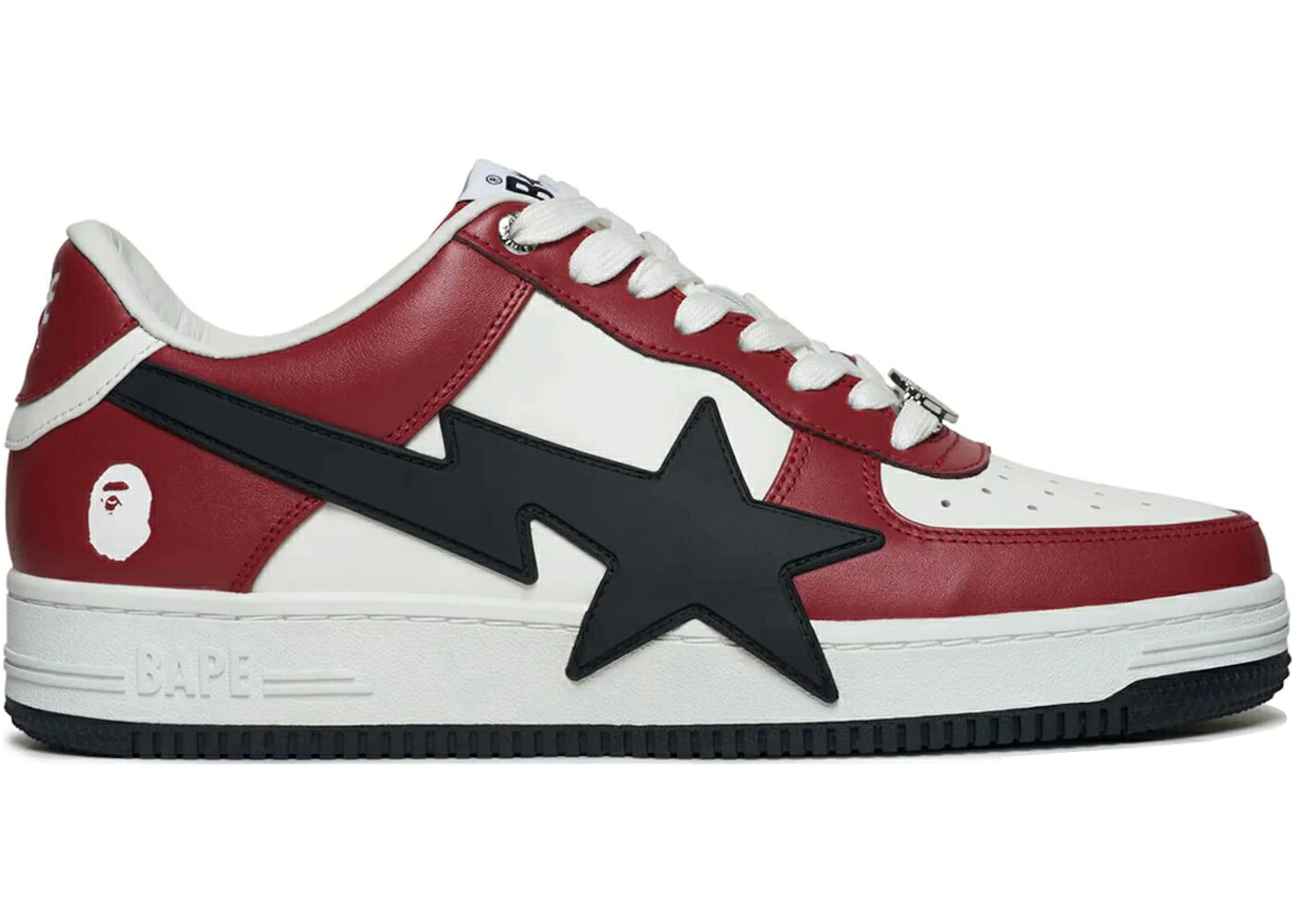 ベイプ 赤 赤いこと #2 スニーカー メンズ BAPE A BATHING APE STA os M2 RED /