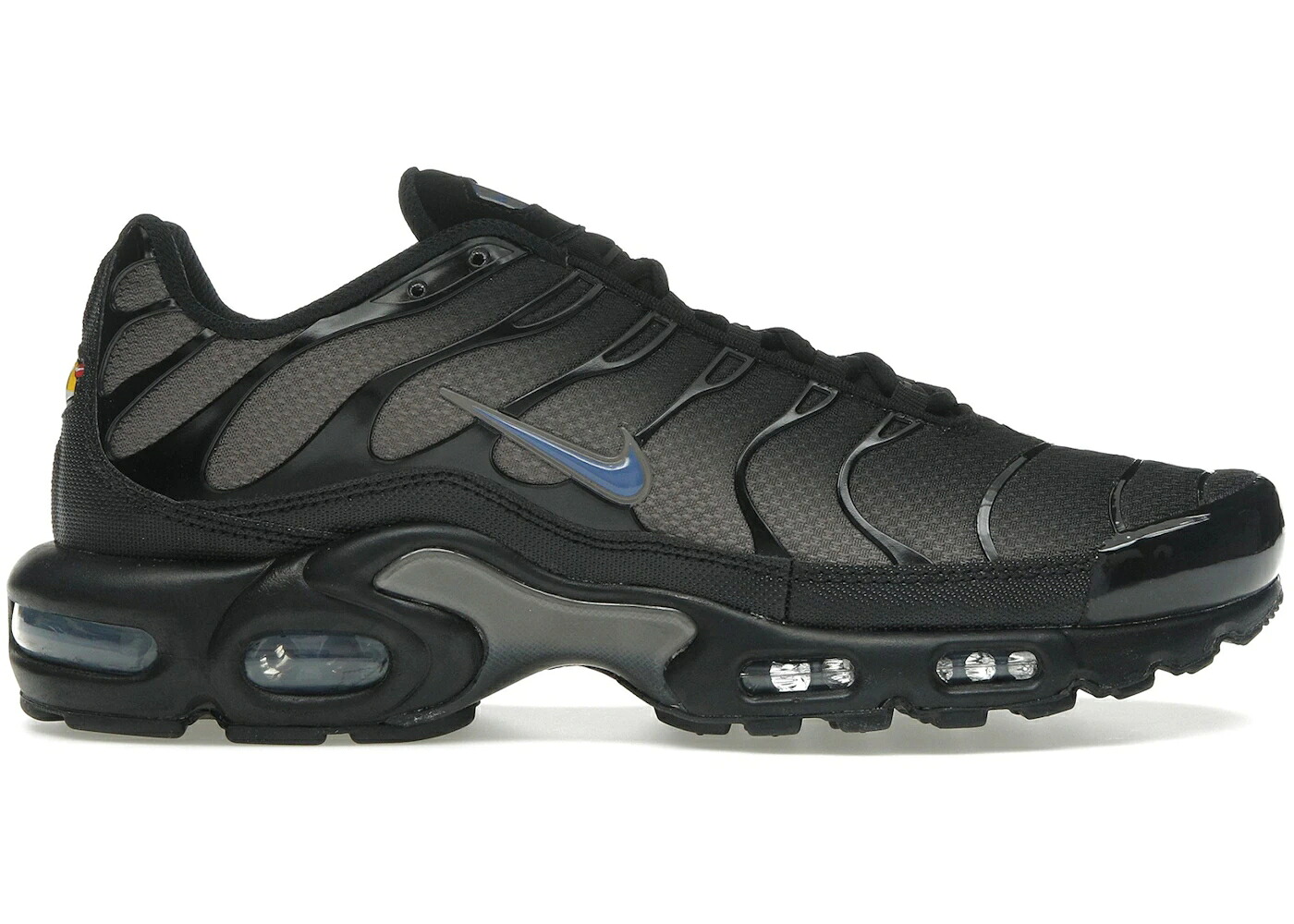 ナイキ マックス 黒色 ブラック 青色 ブルー エアマックスプラス スニーカー メンズ NIKE AIR MAX PLUS BLACK DIFFUSED BLUE / BLACK CAVE STONE DIFFUSED BLUE