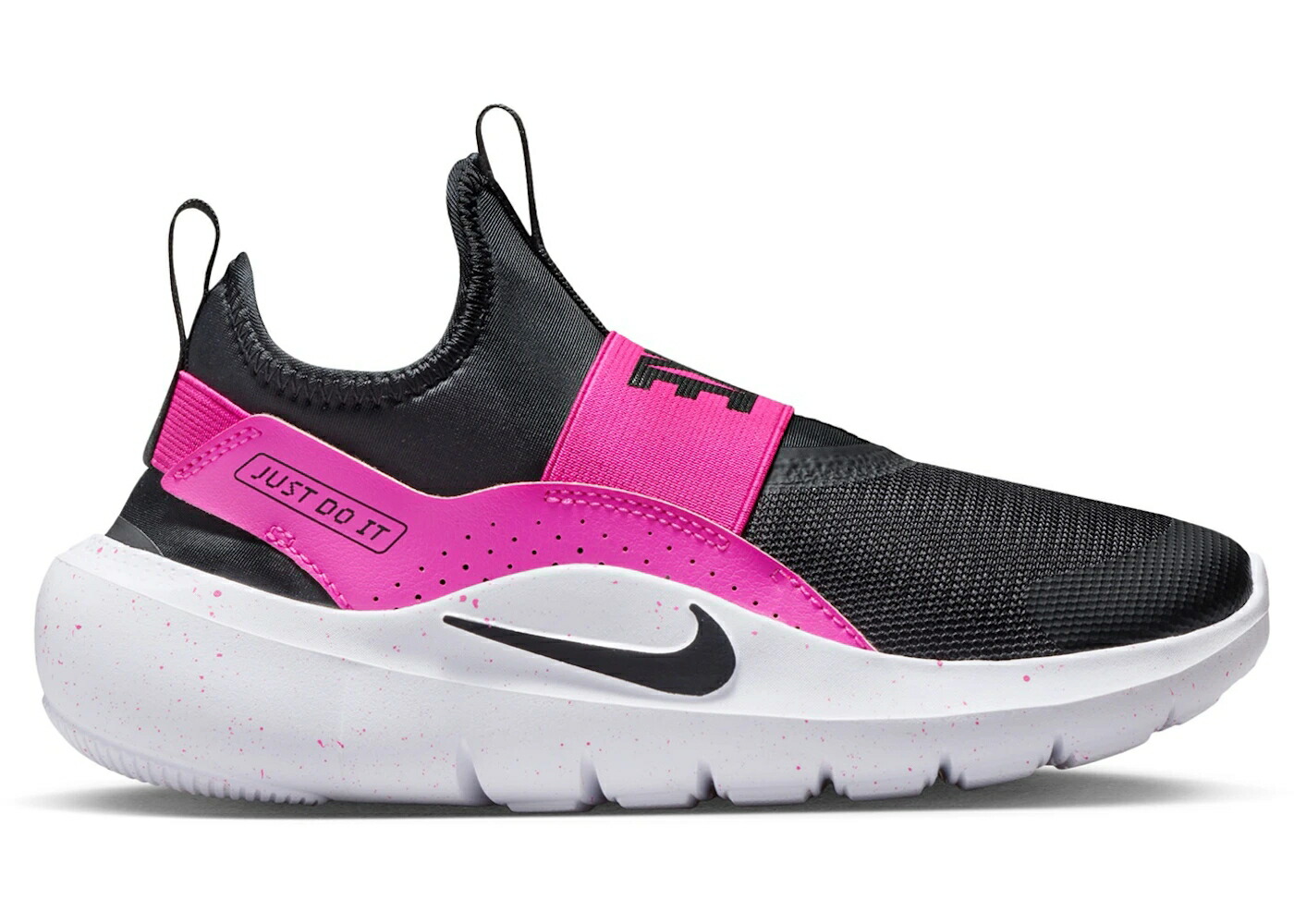 ナイキ レーザー 白色 ホワイト 黒色 ブラック ジュニア キッズ NIKE FLEX RUNNER 4 LASER FUCHSIA WHITE BLACK (GS) / LASER FUCHSIA WHITE BLACK ベビー マタニティ スニーカー
