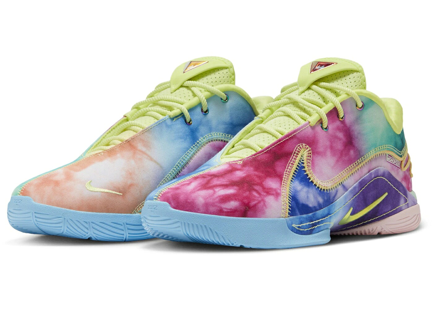 ナイキ レブロン スニーカー メンズ NIKE LEBRON 22 EP WHAT THE MONOPOLY TIE-DYE (SOLID OUTSOLE) / MINT FOAM CERISE LIGHT LEMON