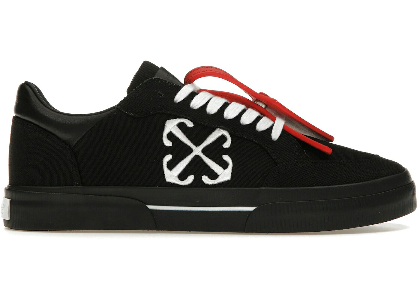 オフホワイト 黒色 ブラック 白色 ホワイト スニーカー メンズ OFF-WHITE NEW LOW VULCANIZED BLACK WHITE /|スニケス