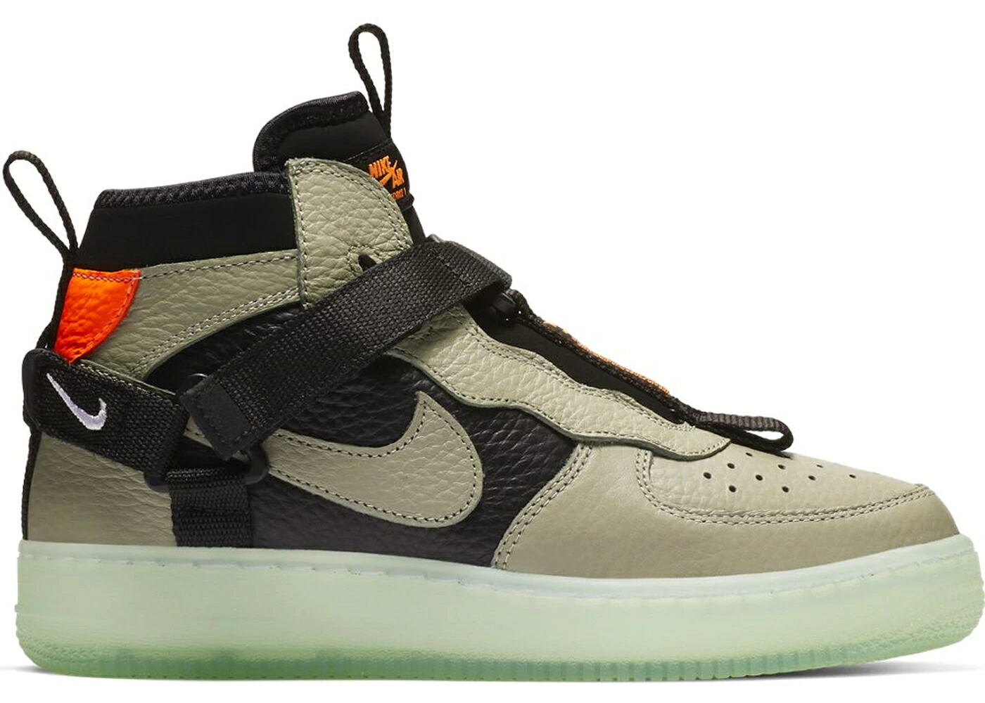 ナイキ ミッド 黒色 ブラック エアフォース ジュニア キッズ NIKE AIR FORCE 1 UTILITY MID SPRUCE FOG (GS) / SPRUCE FOG BLACK FROSTED SPRUCE ベビー マタニティ スニーカー