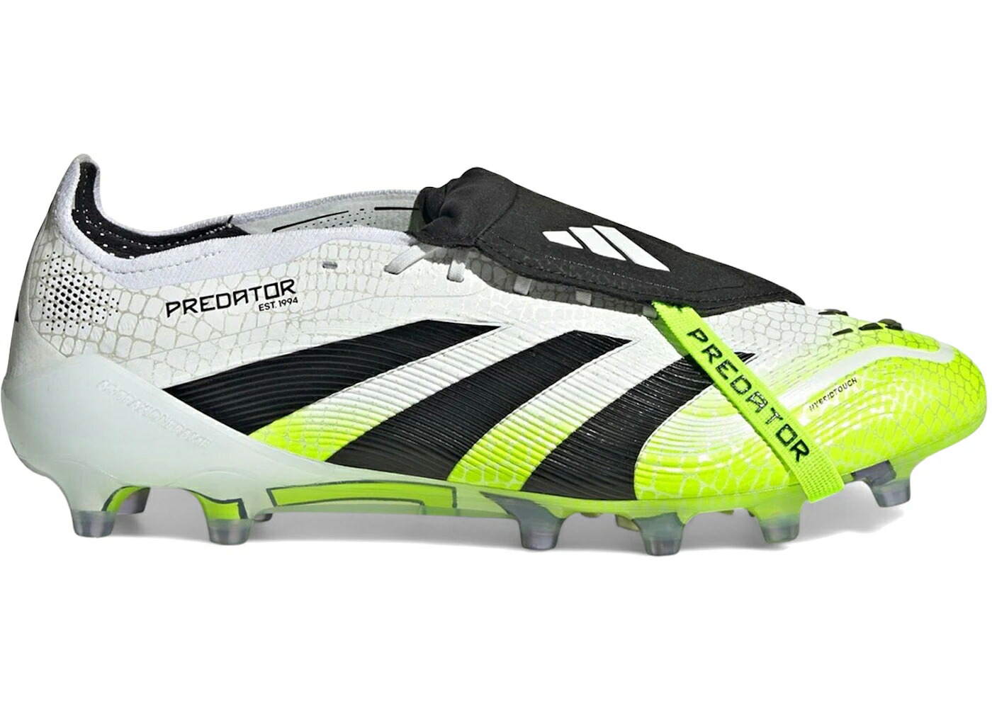 アディダス プレデター エリート 中核グループ 白いこと 白いこと 黒いこと 黒いこと スニーカー メンズ ADIDAS PREDATOR ELITE FOLDOVER TONGUE FG LUCID LEMON PACK / CORE WHITE CORE BLACK LUCID