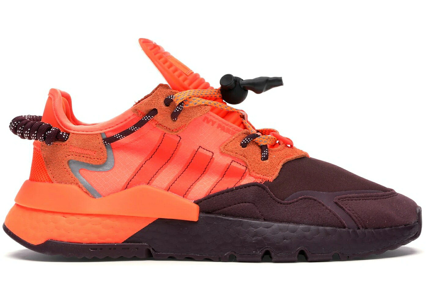 アディダス ジョガーパンツ パーク マルーン 橙 オレンジ スニーカー メンズ ADIDAS NITE JOGGER BEYONCE IVY PARK / MAROON MAROON SOLAR ORANGE