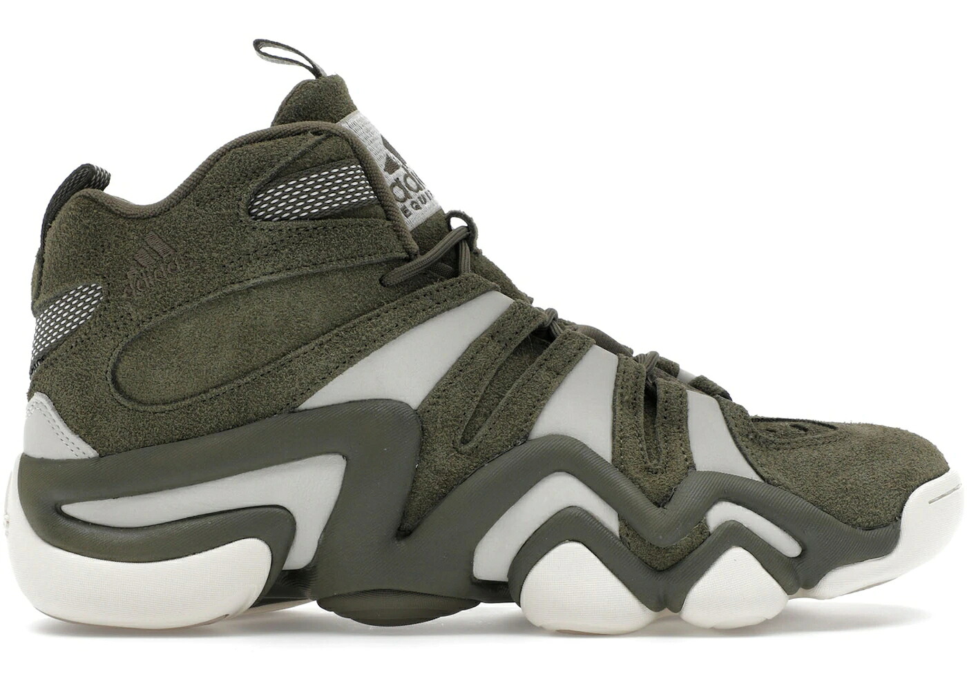 アディダス クレイジー オリーブ 白色 ホワイト コア スニーカー メンズ ADIDAS CRAZY 8 OLIVE STRATA OFF WHITE CORE / OLIVE STRATA OFF WHITE CORE