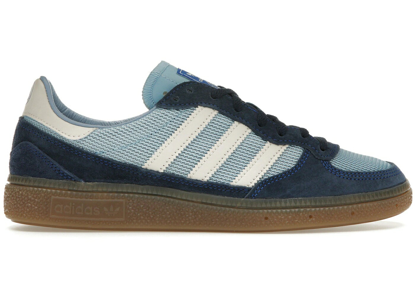 アディダス ハンドボール プロ 青色 ブルー 白色 ホワイト スニーカー メンズ ADIDAS HANDBALL PRO SPZL CLEAR BLUE / CLEAR BLUE CHALK WHITE
