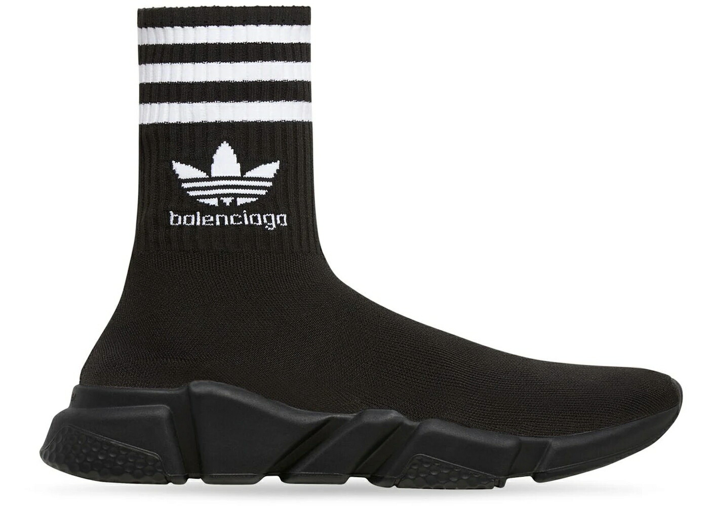 バレンシアガ アディダス す早さ 調教師 黒いこと 黒いこと WOMEN\u0027S スニーカー レディース BALENCIAGA X ADIDAS SPEED TRAINER BLACK (WOMEN\u0027S) /