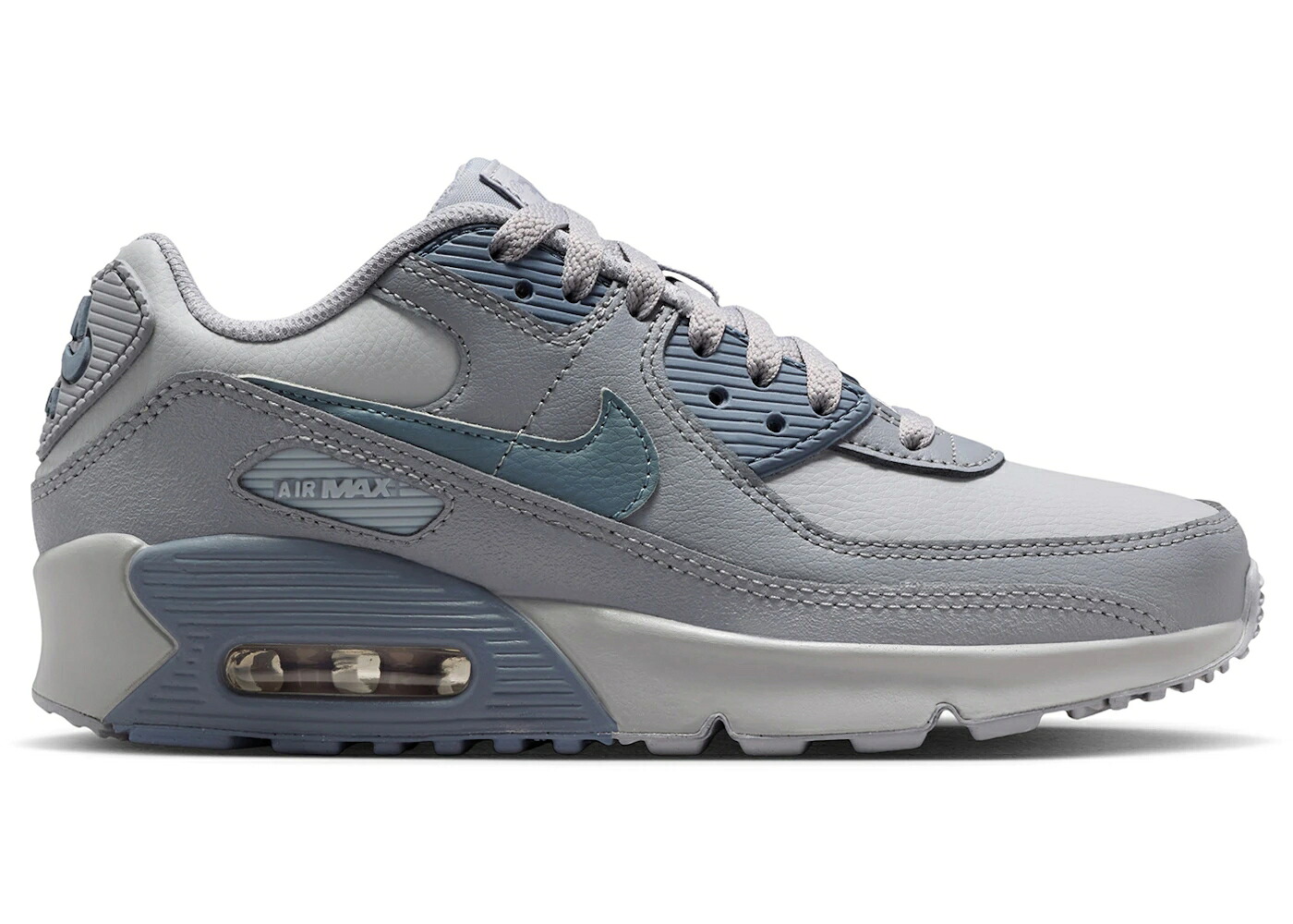 ナイキ マックス 薄墨色 薄墨色 ステルス 青味 青み エア湖マックス 御坊っちゃん キッズ NIKE AIR MAX 90 LTR WOLF GREY STEALTH ARMORY BLUE (GS) / WOLF GREY STEALTH ARMORY BLUE もの言う花 マタニティ スニーカー