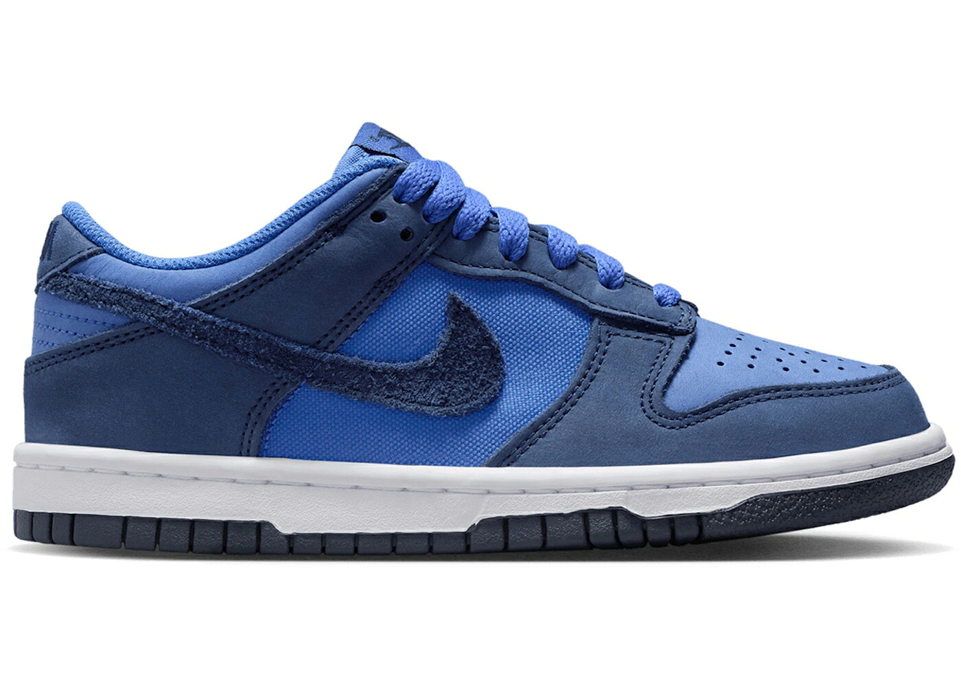 ナイキ ダンク 青色 ブルー 白色 ホワイト 紺色 ネイビー ダンクロー ジュニア キッズ NIKE DUNK LOW COMET BLUE (GS) / COMET BLUE WHITE MIDNIGHT NAVY ベビー マタニティ スニーカー｜スニケス