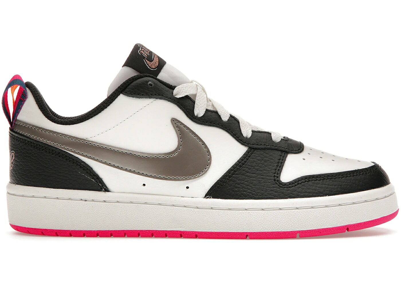 ナイキ 厚地の外套 サクラ色 白いこと 白いこと コートバーロウ 御坊っちゃん キッズ NIKE COURT BOROUGH LOW 2 OFF NOIR PINK PRIME (GS) / SUMMIT WHITE OFF NOIR PINK PRIME もの言う花 マタニティ スニーカー