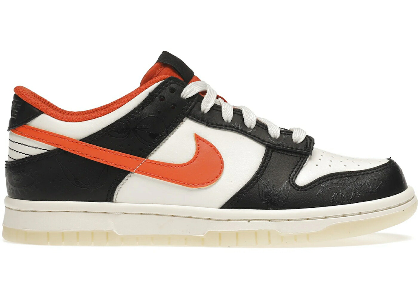 ナイキ ダンク 黒色 ブラック ダンクロー ジュニア キッズ NIKE DUNK LOW PRM HALLOWEEN (2021) (GS) / SAIL STARFISH BLACK ベビー マタニティ スニーカー
