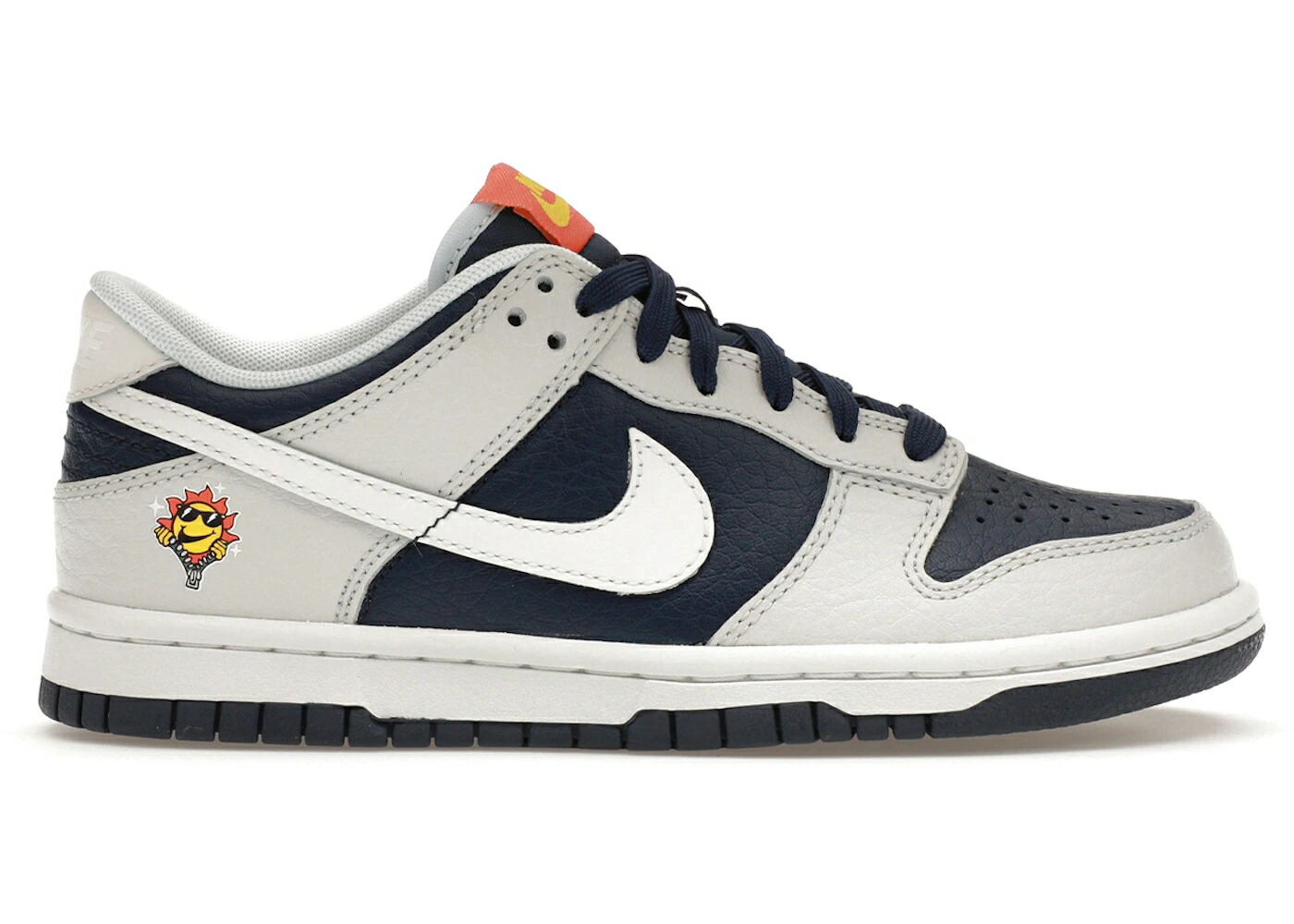 ナイキ ダンク 紺色 ネイビー 青色 ブルー ダンクロー ジュニア キッズ NIKE DUNK LOW UV REACTIVE PHOTON DUST MIDNIGHT NAVY (GS) / PHOTON DUST MIDNIGHT NAVY BLUE ベビー マタニティ スニーカー