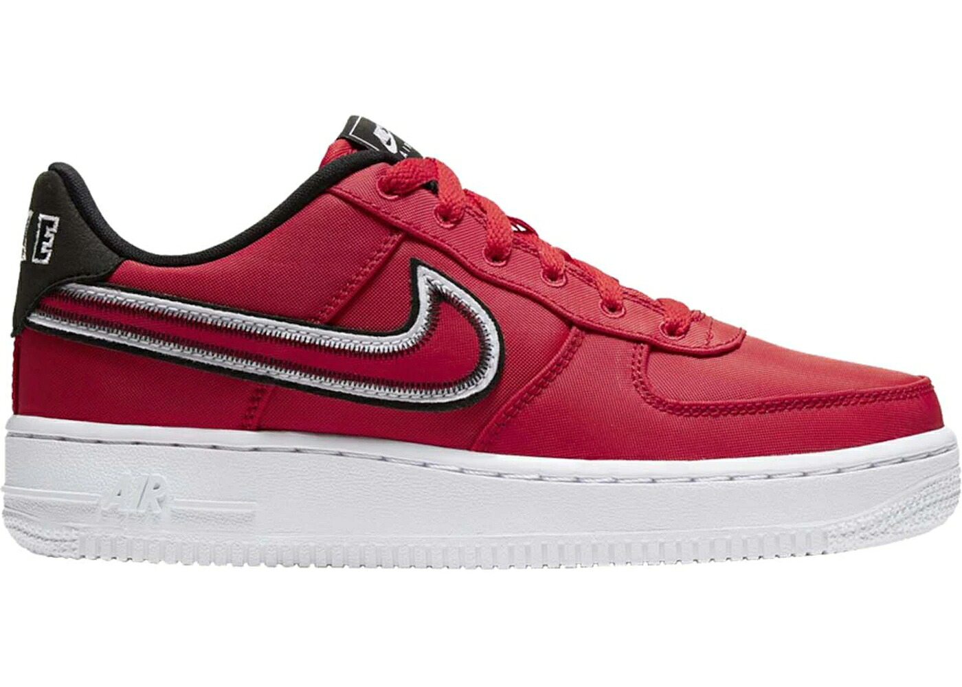 ナイキ 赤 赤いこと 白いこと 白いこと 空軍 お坊っちゃん キッズ NIKE AIR FORCE 1 LOW LV8 UNIVERSITY RED WHITE (GS) / UNIVERSITY RED UNIVERSITY RED もの言う花 マタニティ スニーカー