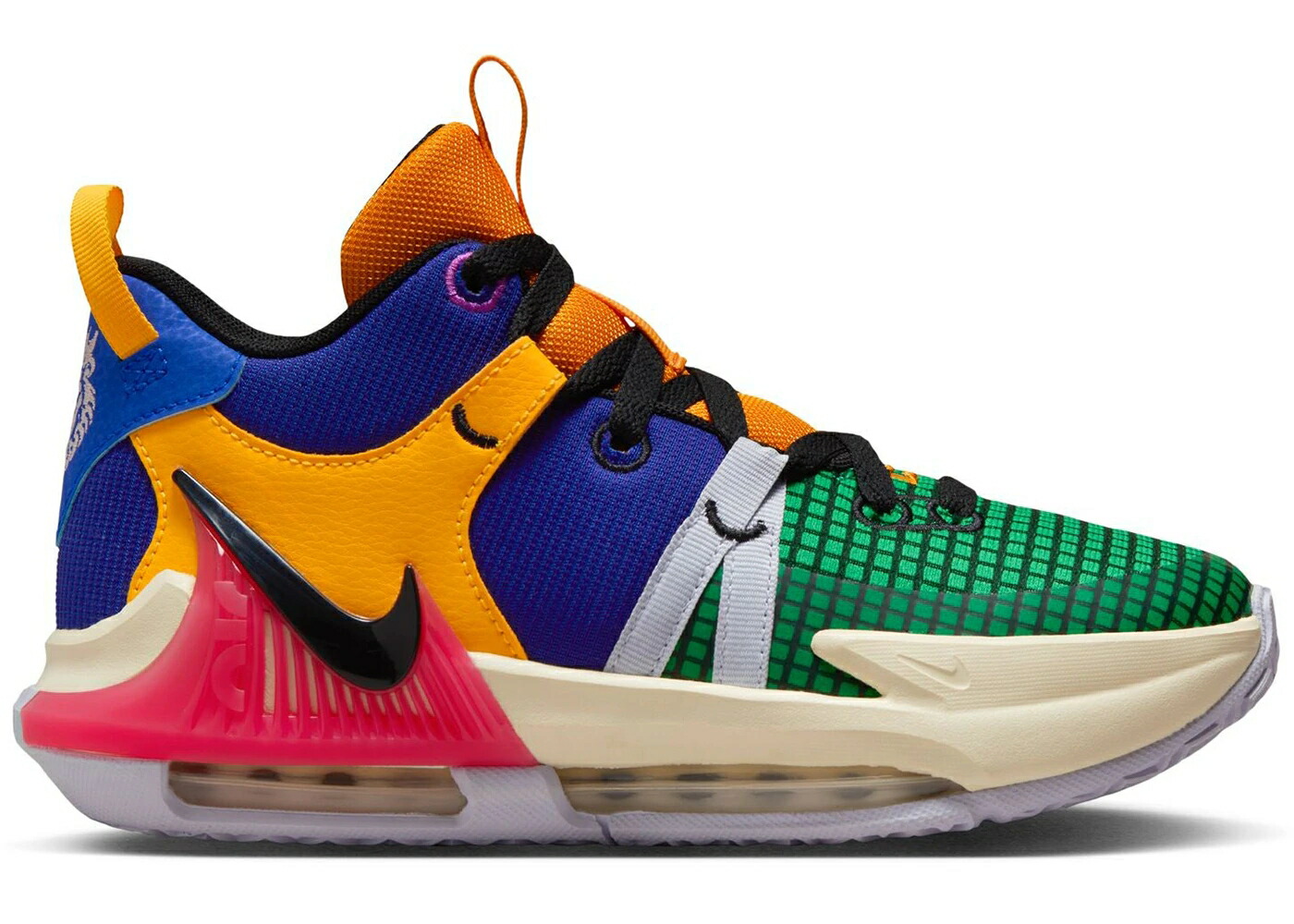 ナイキ レブロン 紫 パープル ウィットネス 御坊っちゃん キッズ NIKE LEBRON WITNESS 7 MULTI-COLOR (GS) / VIVID PURPLE SEA CORAL OXYGEN もの言う花 マタニティ スニーカー