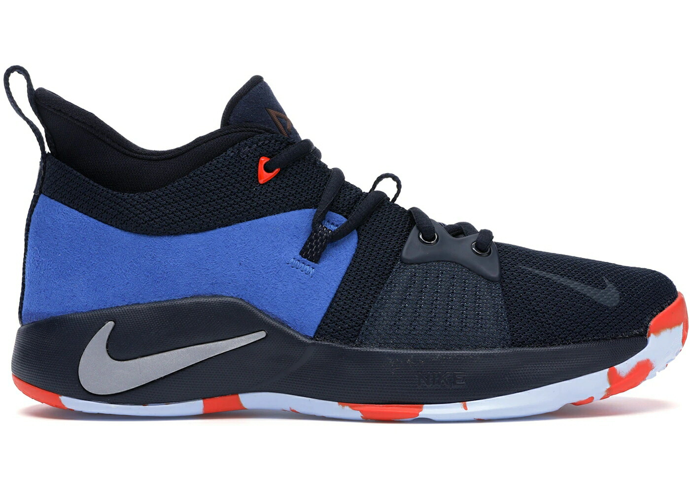 ナイキ 紺色 ネイビー 緑 グリーン ジュニア キッズ NIKE PG 2 HOME (GS) / DARK OBSIDIAN NAVY KINETIC GREEN ベビー マタニティ スニーカー