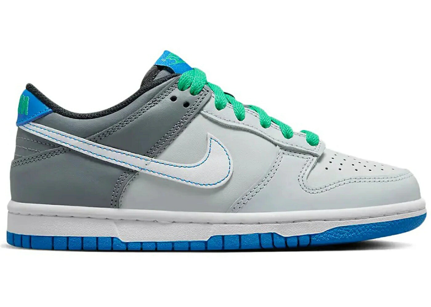 ナイキ ダンク ピュア プラチナム 青色 ブルー 白色 ホワイト クール 灰色 グレー ダンクロー ジュニア キッズ NIKE DUNK LOW PURE PLATINUM PHOTO BLUE (GS) / PURE PLATINUM WHITE COOL GREY ベビー マタニテ
