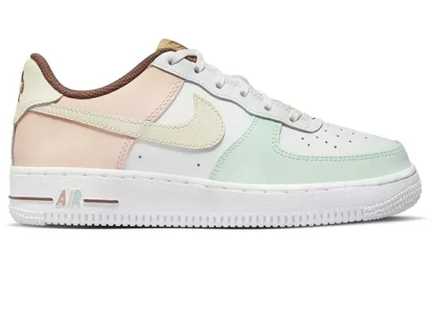 ナイキ クリーム 白色 ホワイト エアフォース アイスクリーム ジュニア キッズ NIKE AIR FORCE 1 LOW LV8 ICE CREAM (GS) / WHITE COCONUT MILK MINT FOAM ベビー マタニティ スニーカー|スニケス