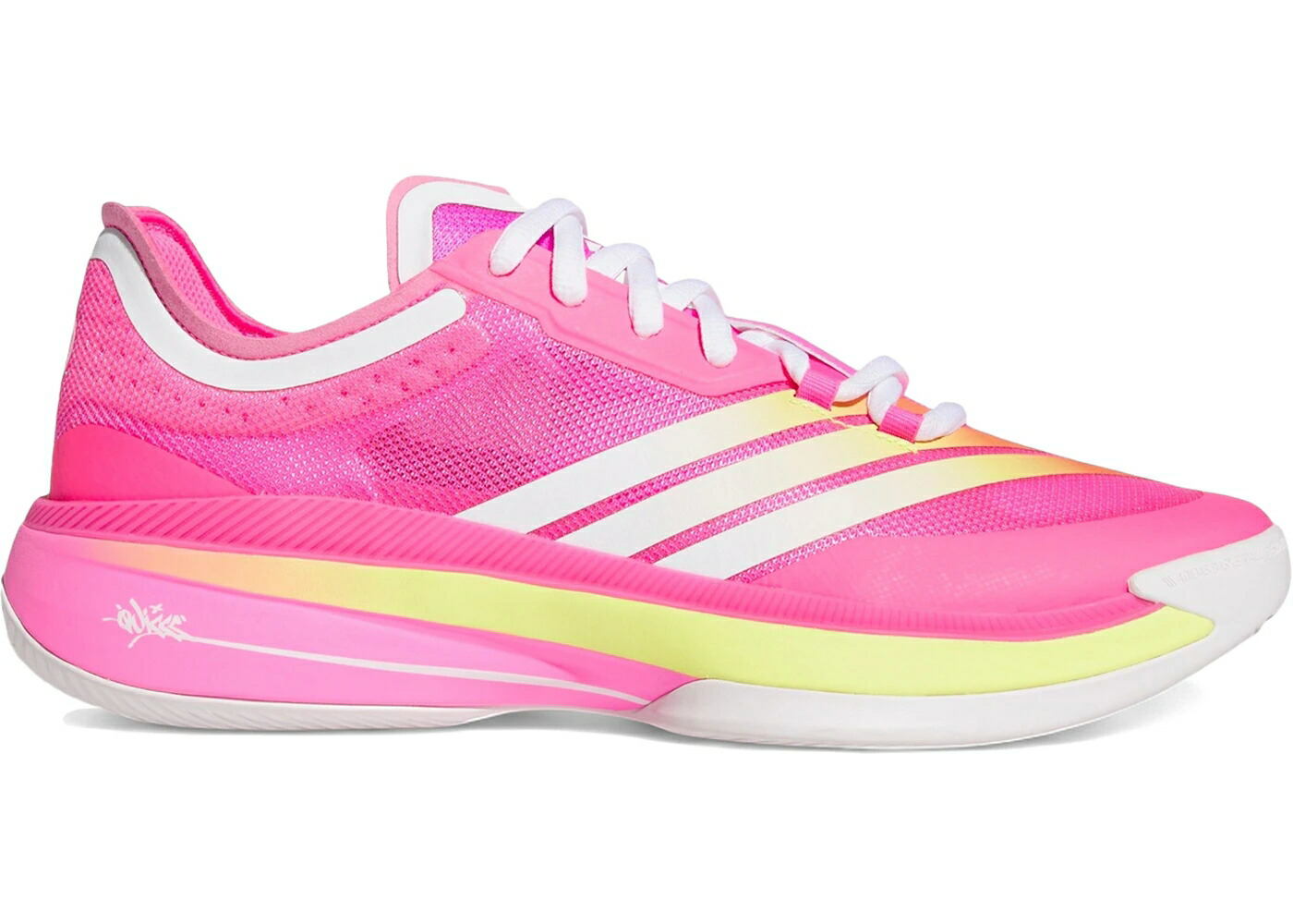 アディダス アディゼロ セレクト ピンク 黄色 イエロー 3.0 スニーカー メンズ ADIDAS ADIZERO SELECT QUICCS KQ63 / LUCID PINK BRIGHT YELLOW CLOUD
