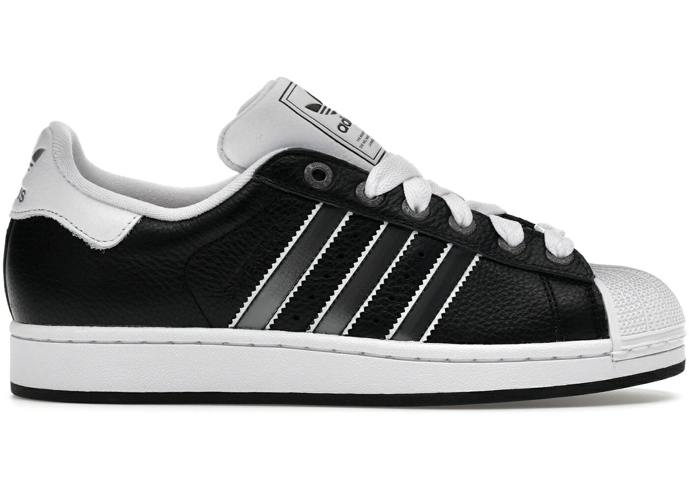 アディダス スーパースター コア 黒色 ブラック 銀色 シルバー 白色 ホワイト スニーカー メンズ ADIDAS SUPERSTAR II CORE BLACK MATTE SILVER CLOUD WHITE / CORE BLACK MATTE SILVER CLOUD