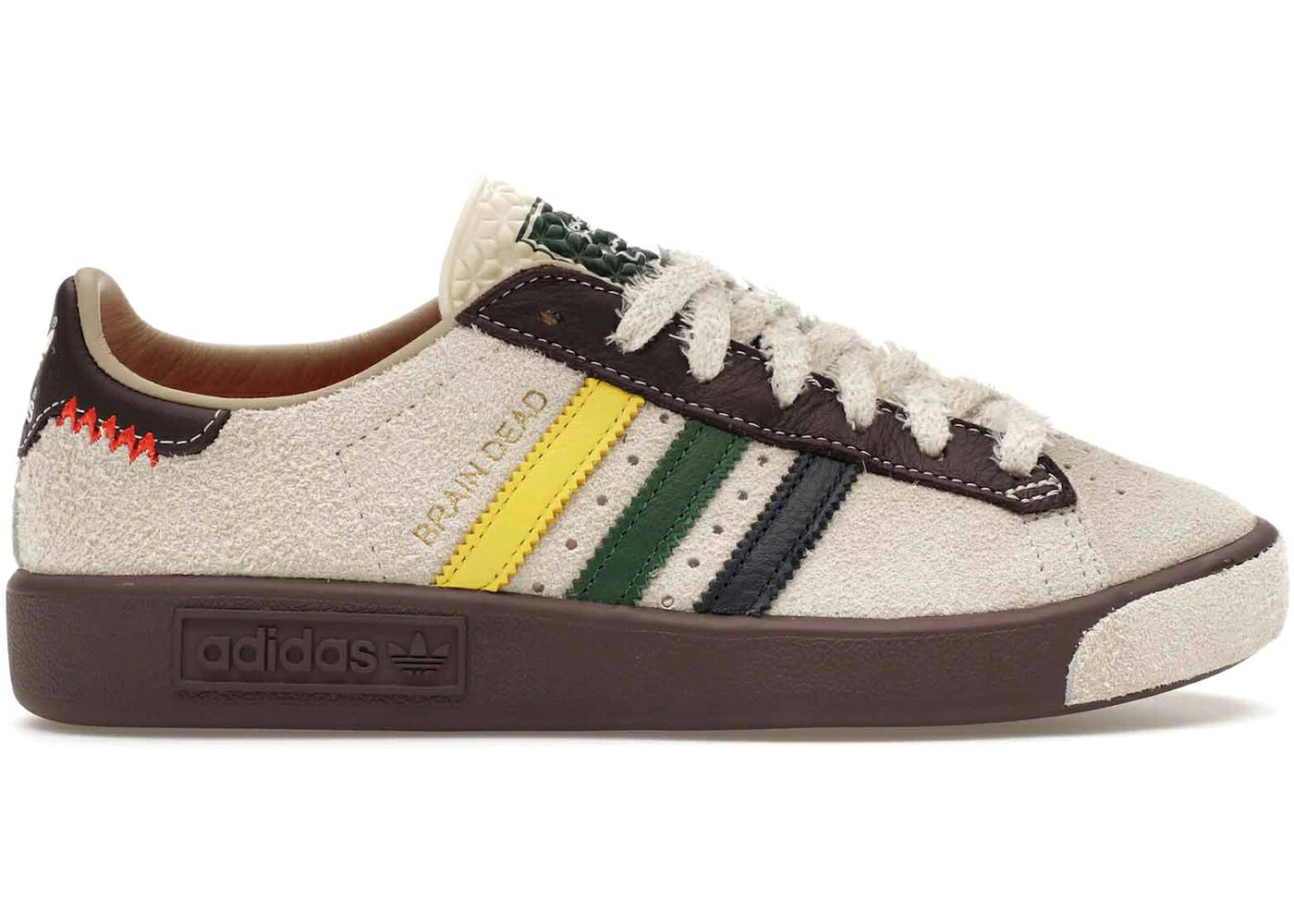 アディダス フォレスト 皮膚軟化剤 白いこと 白いこと ナイト爵 赤 赤いこと スニーカー メンズ ADIDAS FOREST HILLS BRAIN DEAD CREAM WHITE / CREAM WHITE PANTONE NIGHT RED
