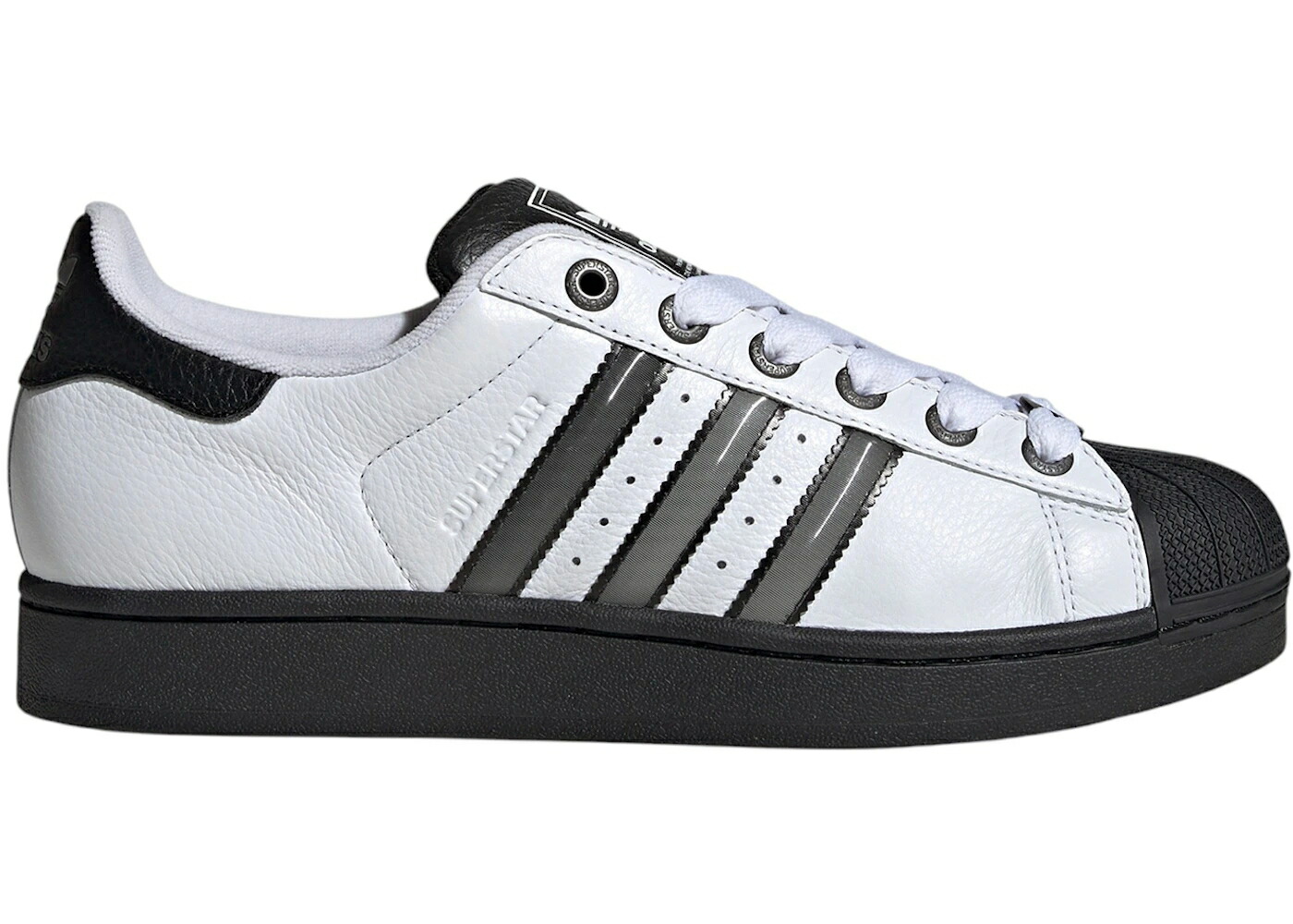 アディダス スーパースター 白色 ホワイト 銀色 シルバー コア 黒色 ブラック スニーカー メンズ ADIDAS SUPERSTAR II CLOUD WHITE MATTE SILVER CORE BLACK / CLOUD WHITE MATTE SILVER CORE