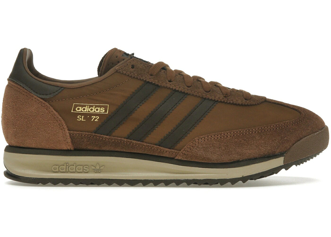 アディダス 赤銅色 赤銅色 スニーカー メンズ ADIDAS SL 72 RS PRELOVED BROWN / PRELOVED BROWN DARK BROWN BLANCH
