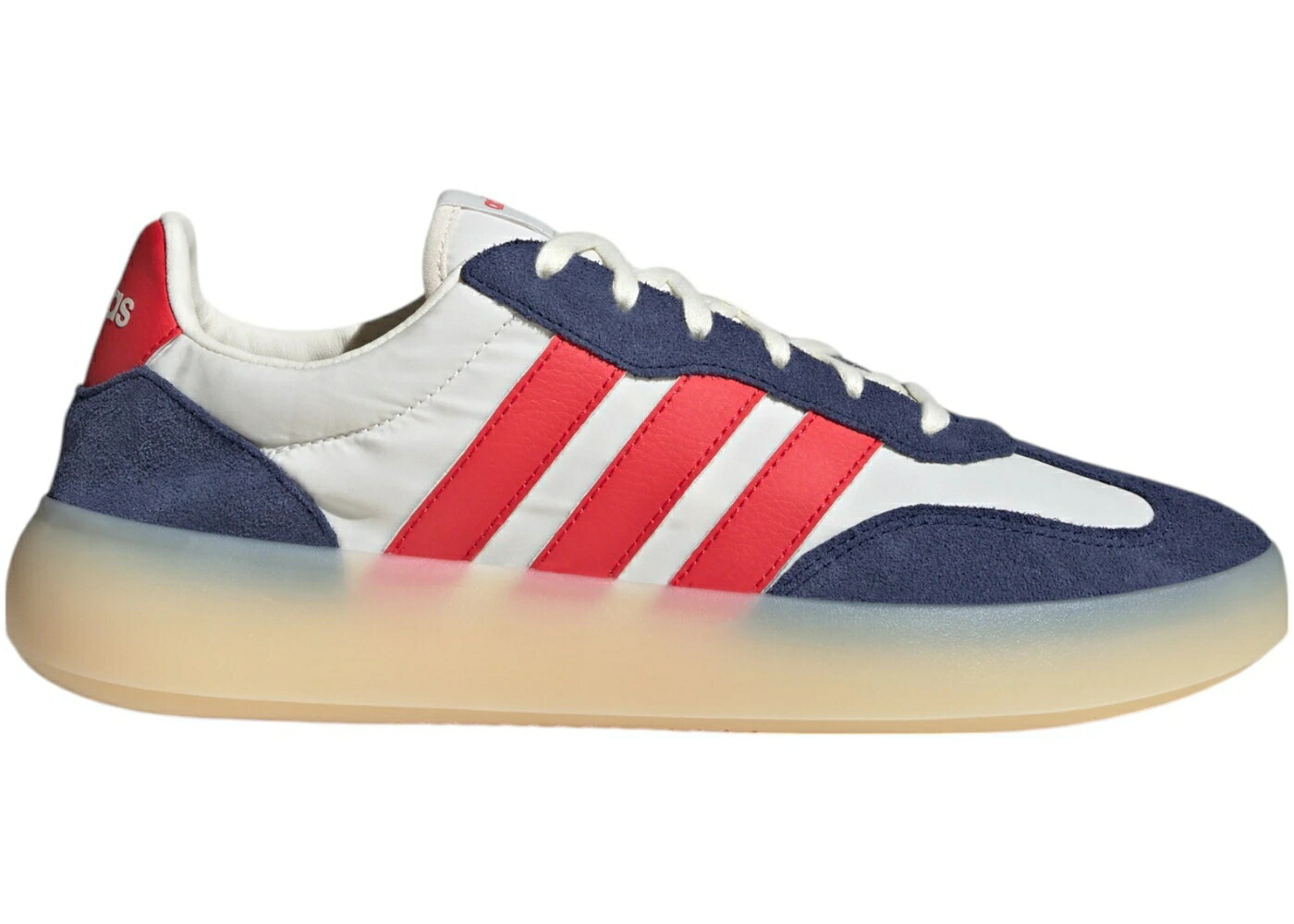 アディダス 白色 ホワイト ピュア 青色 ブルー スニーカー メンズ ADIDAS BARREDA DECODE OFF WHITE PURE RUBY DARK BLUE / OFF WHITE PURE RUBY DARK BLUE