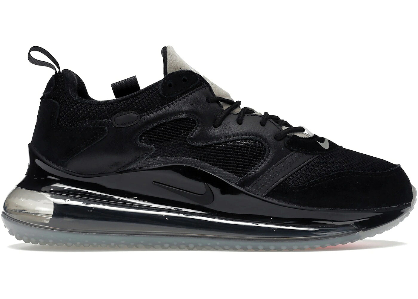 ナイキ マックス 黒いこと 黒いこと 白いこと 白いこと 赤 赤いこと エア湖マックス スニーカー メンズ NIKE AIR MAX 720 OBJ ODELL BECKHAM JR BLACK / BLACK SUMMIT WHITE RED ORBIT