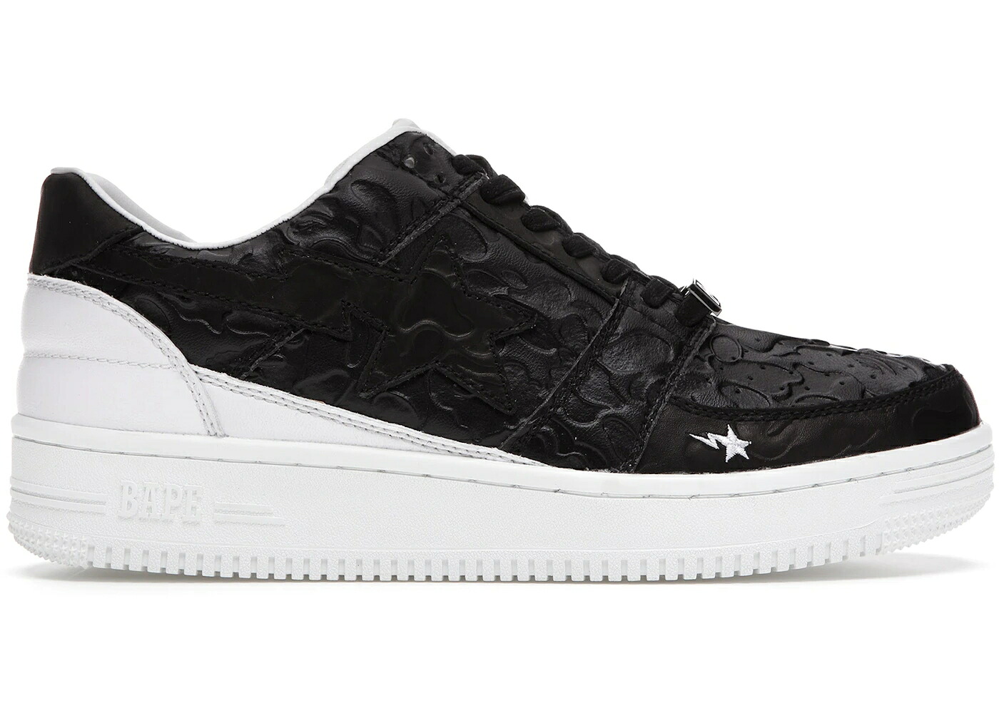 ベイプ 黒いこと 黒いこと 白いこと 白いこと スニーカー メンズ BAPE A BATHING APE STA LOW FUTURE / BLACK WHITE
