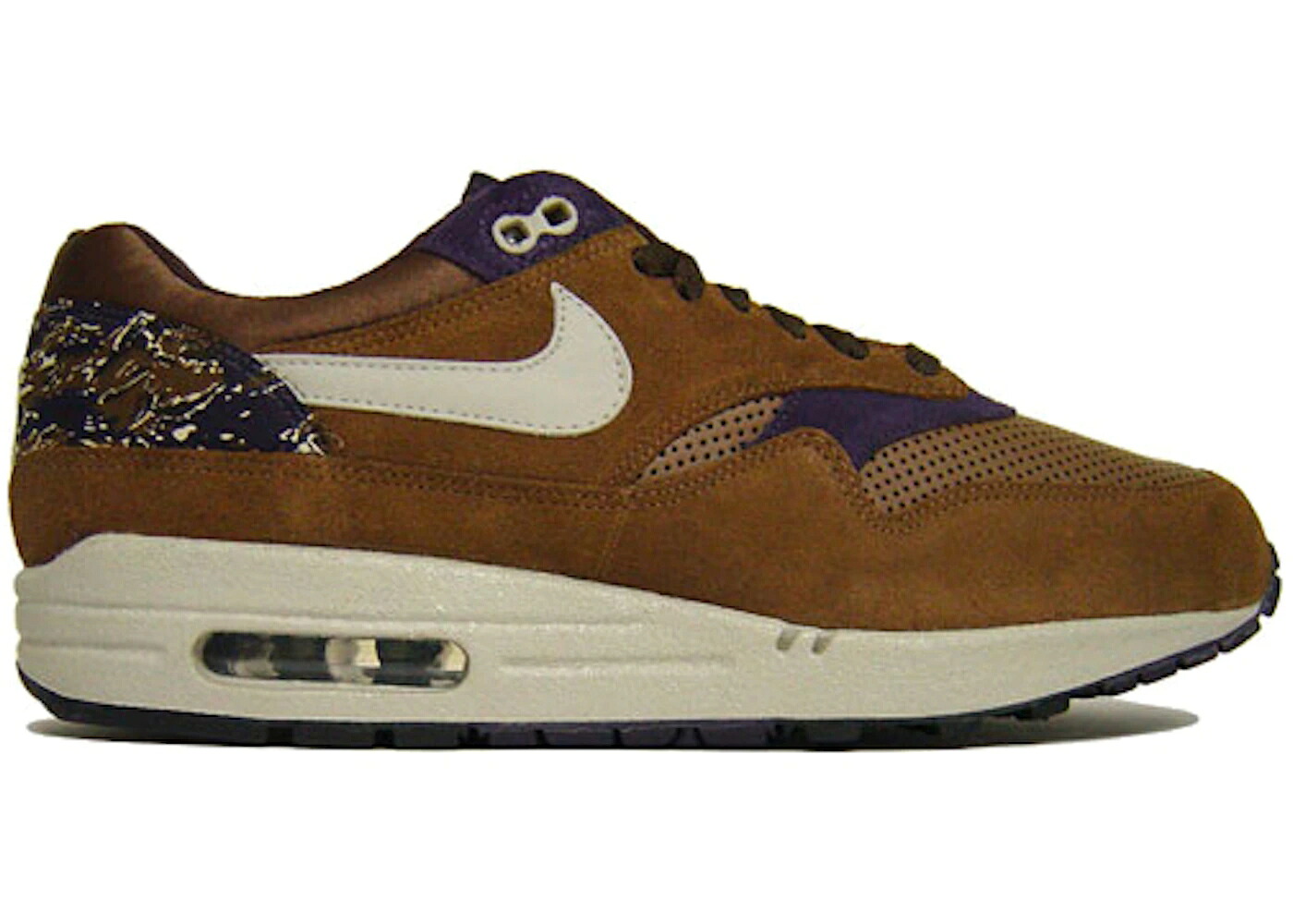 ナイキ マックス プレミアム 茶色 ブラウン 紫 パープル 黒色 ブラック エアマックス スニーカー メンズ NIKE AIR MAX 1 PREMIUM FRIENDLY FOOTBALL PACK / MEDIUM BROWN PURPLE BLACK