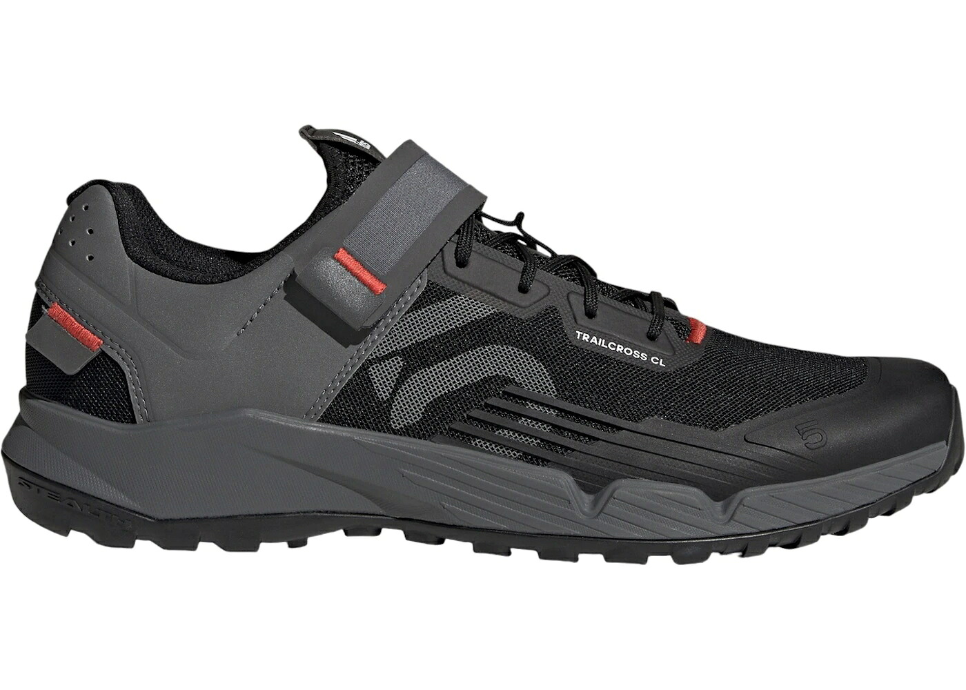 アディダス 中核グループ 黒いこと 黒いこと 薄墨色 薄墨色 赤 赤いこと スニーカー メンズ ADIDAS FIVE TEN TRAILCROSS CLIP-IN CORE BLACK GREY RED / CORE BLACK GREY THREE RED