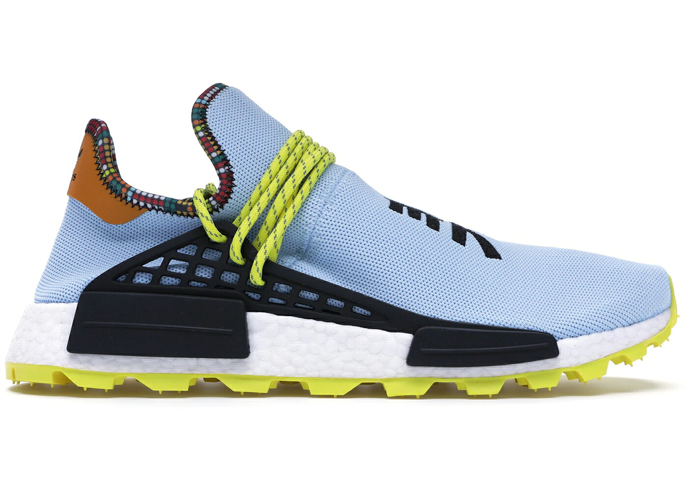 アディダス 天の原 中核グループ 黒いこと 黒いこと 橙 オレンジ色 スニーカー メンズ ADIDAS NMD HU PHARRELL INSPIRATION PACK CLEAR SKY / CLEAR SKY CORE BLACK BOLD ORANGE
