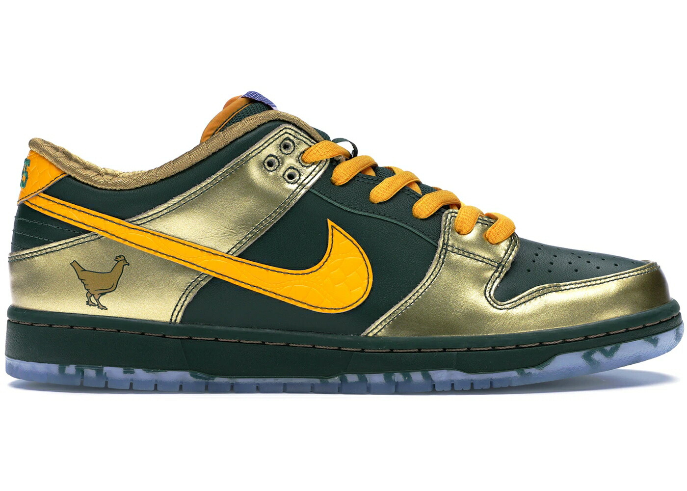 ナイキ エスビー ダンク ゴールド ダンクロー スニーカー メンズ NIKE SB DUNK LOW DOERNBECHER (2018) / FIR UNIVERSITY GOLD METALLIC