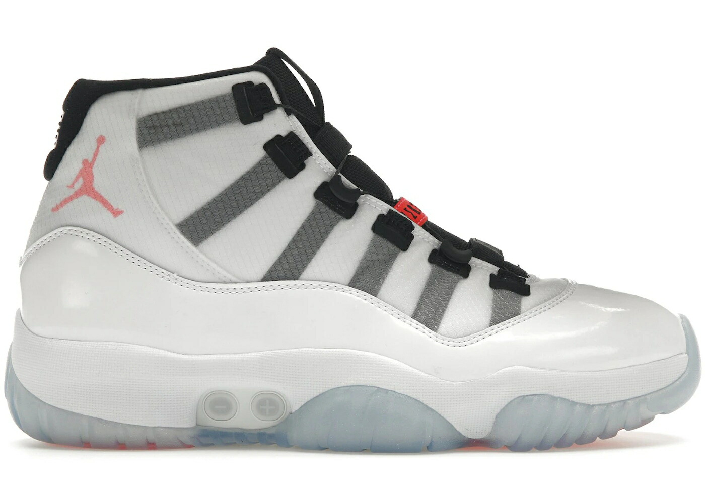 ナイキ ジョーダン アダプト 白色 ホワイト 黒色 ブラック スニーカー メンズ JORDAN 11 ADAPT WHITE / WHITE WHITE BLACK INFRARED