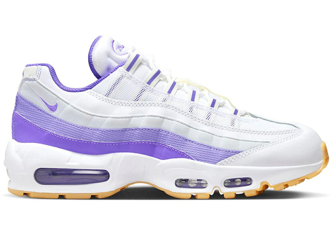 ナイキ マックス 白いこと 白いこと 紫 パープル 純然たる プラチナム エア湖マックス スニーカー メンズ NIKE AIR MAX 95 WHITE SPACE PURPLE GUM / WHITE SPACE PURPLE PURE PLATINUM