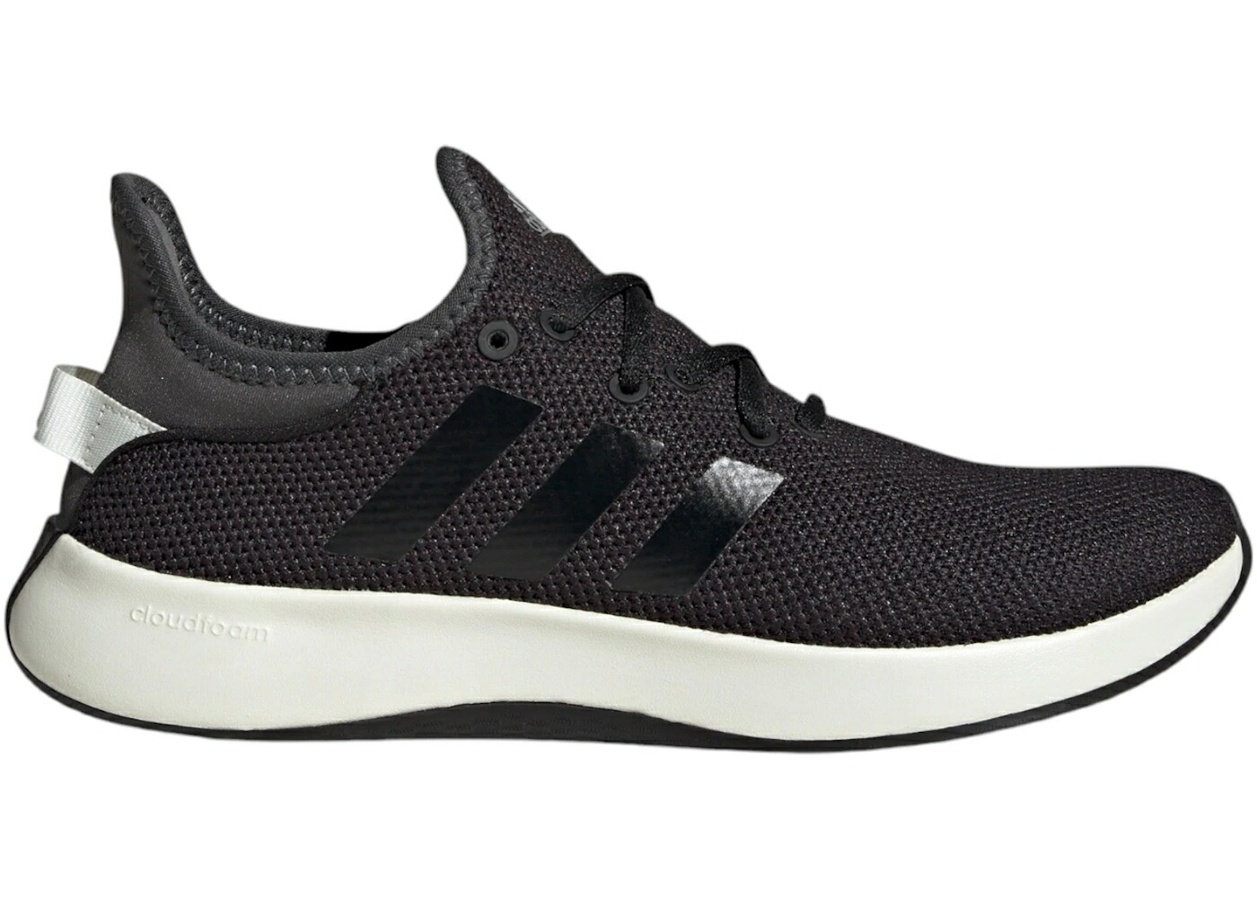 アディダス ピュア コア 黒色 ブラック 灰色 グレー WOMEN'S スニーカー レディース ADIDAS CLOUDFOAM PURE CORE BLACK GREY (WOMEN'S) / CORE BLACK CORE BLACK GREY SIX