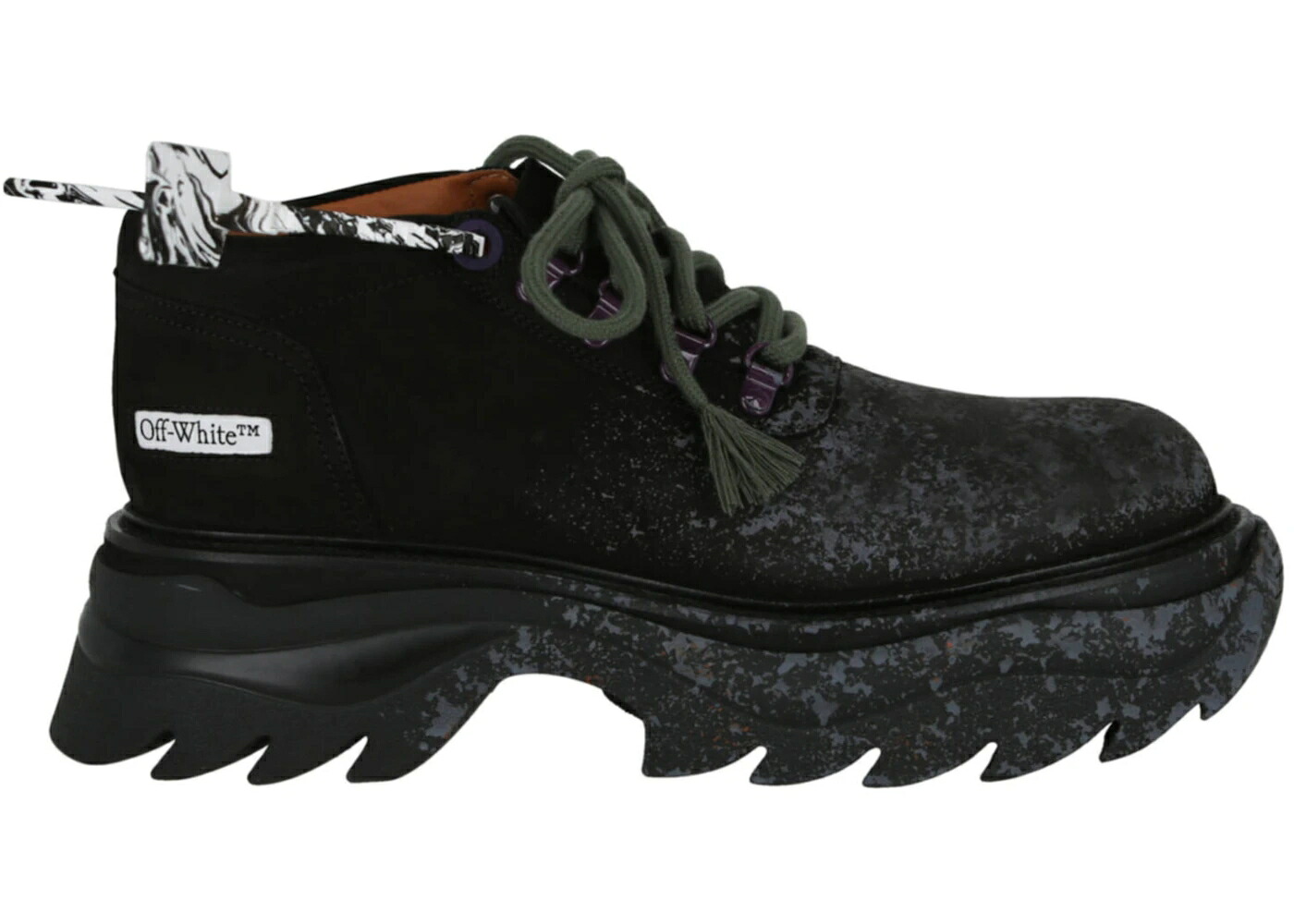 オフホワイト 靴 スニーカー 黒色 ブラック 灰色 グレー メンズ OFF-WHITE RIGID SOLE SNEAKER BLACK GREY / BLACK GREY｜スニケス