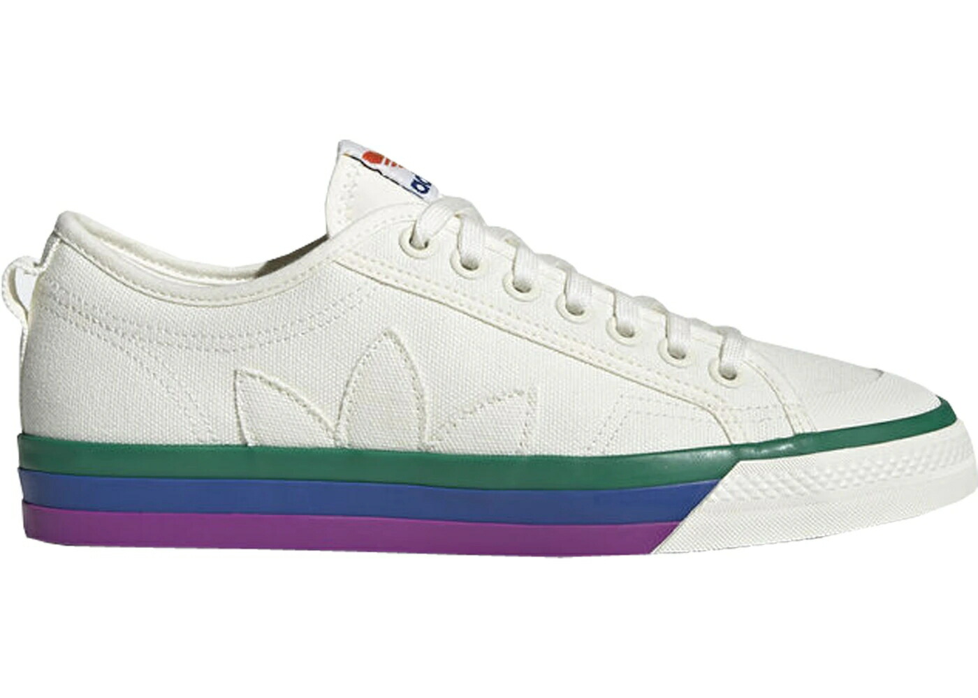 アディダス 白色 ホワイト スニーカー メンズ ADIDAS NIZZA PRIDE (2019) / OFF WHITE OFF WHITE OFF WHITE