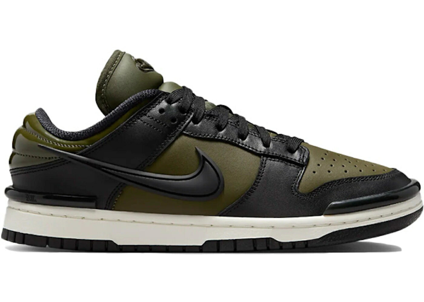 ナイキ ダンク アーミー カーキ 黒色 ブラック ダンクロー WOMEN'S スニーカー レディース NIKE DUNK LOW TWIST ARMY KHAKI BLACK (WOMEN'S) / ARMY KHAKI SAIL BLACK
