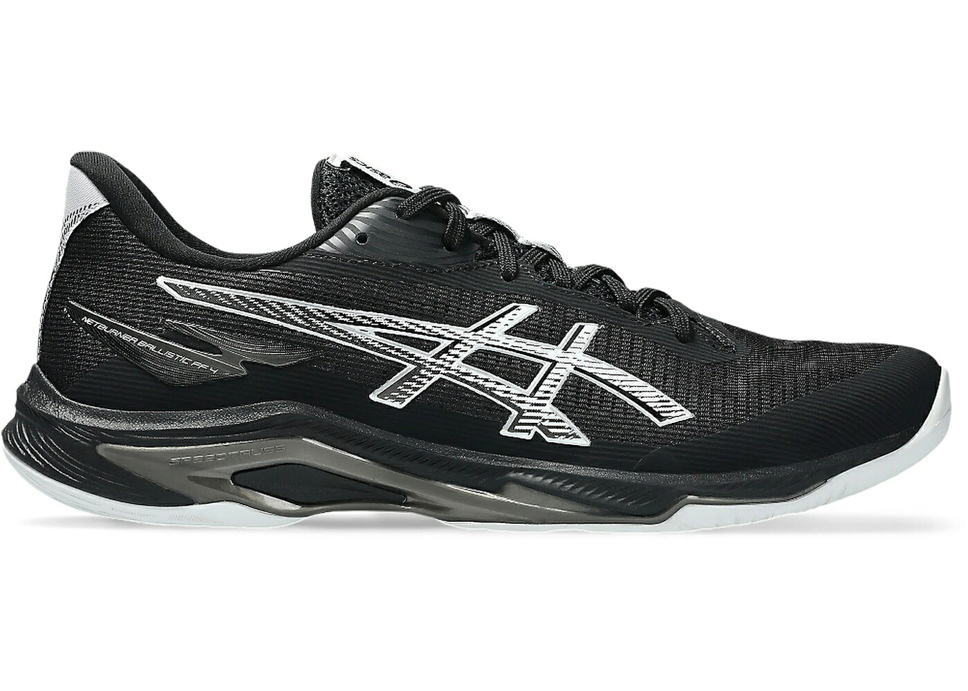アシックス 黒色 ブラック 白色 ホワイト スニーカー メンズ ASICS NETBURNER BALLISTIC FF 4 BLACK WHITE / BLACK WHITE|スニケス