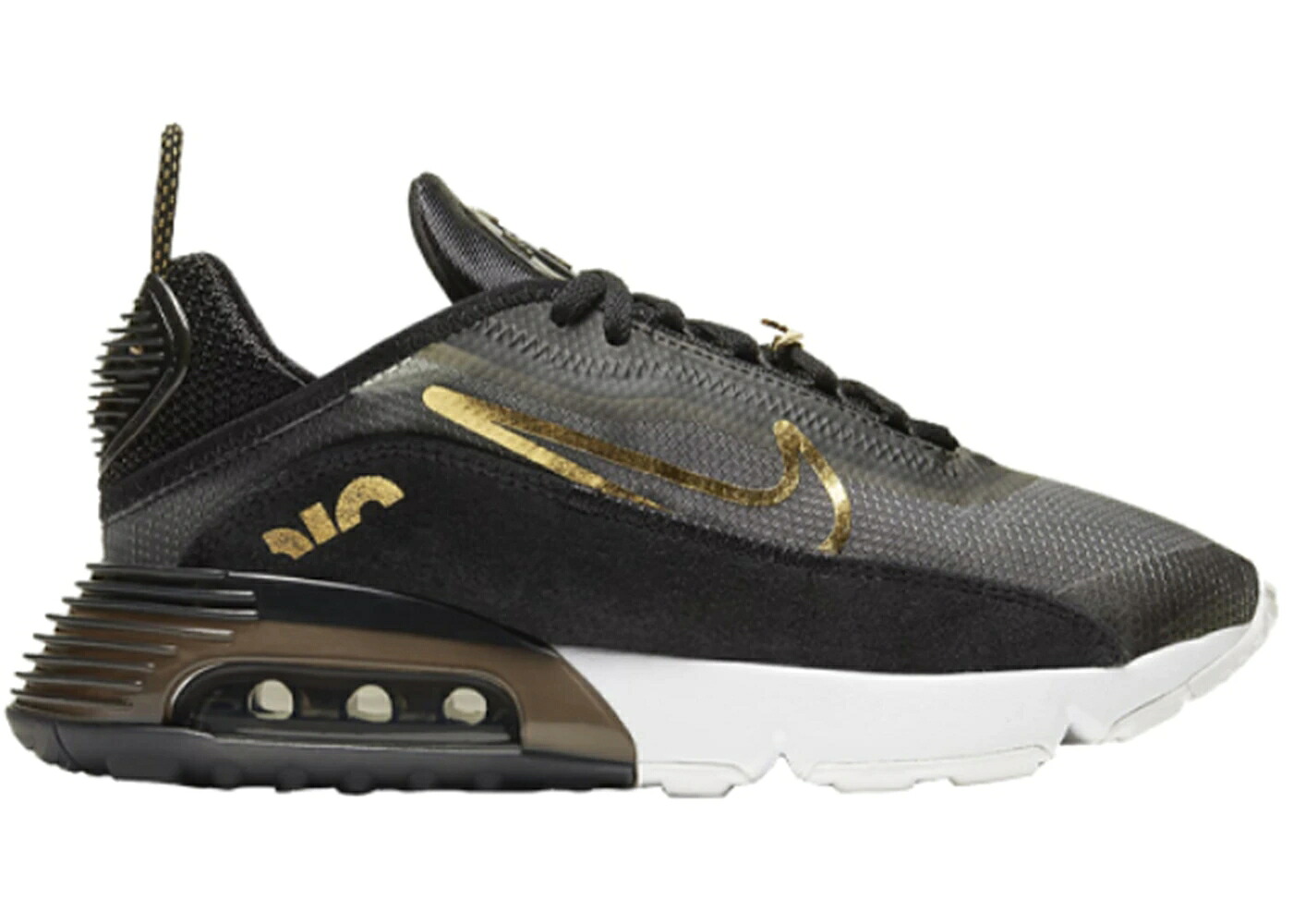 ナイキ マックス 黒色 ブラック ゴールド 白色 ホワイト エアマックス WOMEN'S スニーカー レディース NIKE AIR MAX 2090 BLACK METALLIC GOLD WHITE (WOMEN'S) / BLACK METALLIC GOLD WHITE