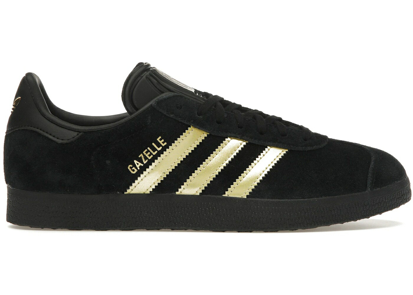 アディダス ガゼル コア 黒色 ブラック ゴールド スニーカー メンズ ADIDAS GAZELLE JUDE BELLINGHAM BELLIGOLD PACK / CORE BLACK GOLD METALLIC CORE