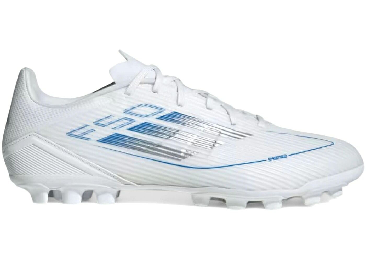 アディダス 白いこと 白いこと しろがね色 しろがね色 スニーカー メンズ ADIDAS F50 LEAGUE AG WHITE SILVER METALLIC / CLOUD WHITE SILVER METALLIC