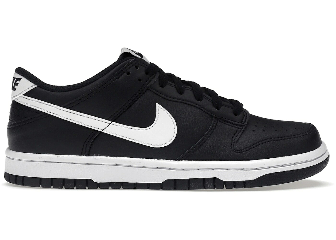 ナイキ ダンク 黒色 ブラック 白色 ホワイト ダンクロー 2.0 ジュニア キッズ NIKE DUNK LOW BLACK PANDA (GS) / BLACK WHITE BLACK WHITE ベビー マタニティ スニーカー｜スニケス