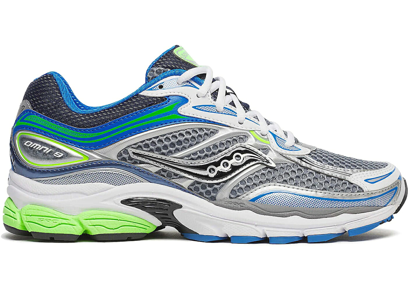 サッカニー 薄墨色 薄墨色 青味 青み スニーカー メンズ SAUCONY PROGRID OMNI 9 GREY SLIME BLUE / GREY SLIME