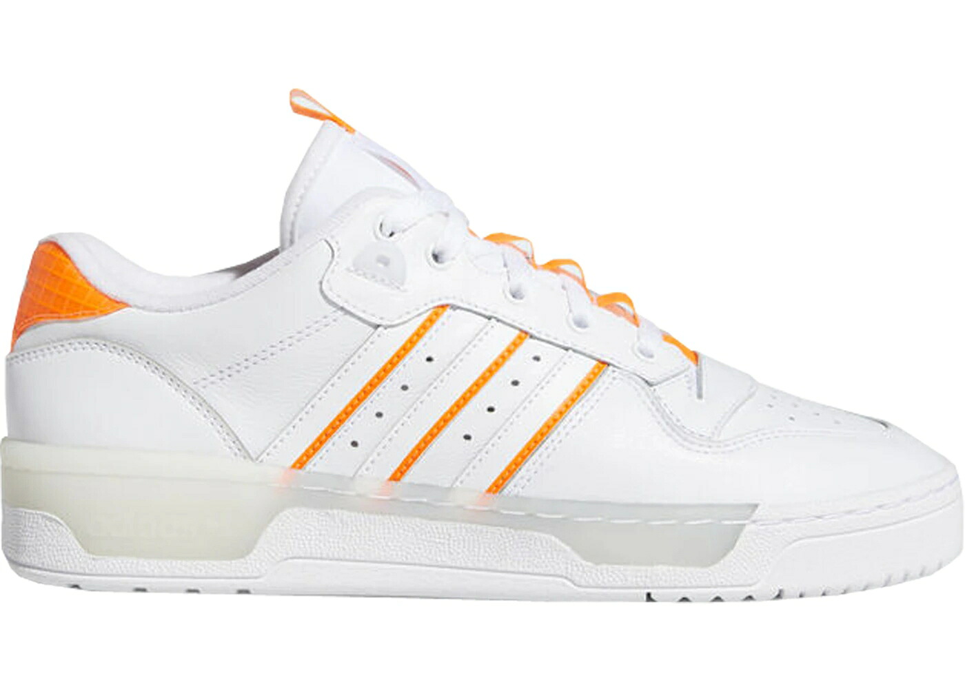 アディダス 白色 ホワイト 橙 オレンジ スニーカー メンズ ADIDAS RIVALRY LOW CLOUD WHITE SOLAR ORANGE / CLOUD WHITE CLOUD WHITE SOLAR
