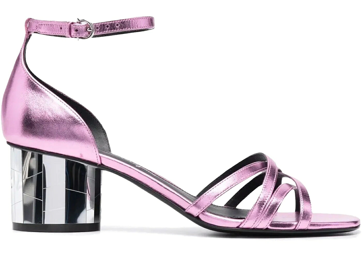 踵 サンダル サクラ色 WOMEN\u0027S スニーカー レディース FERRAGAMO MIRRORED 60MM HEEL SANDALS PINK (WOMEN\u0027S) /