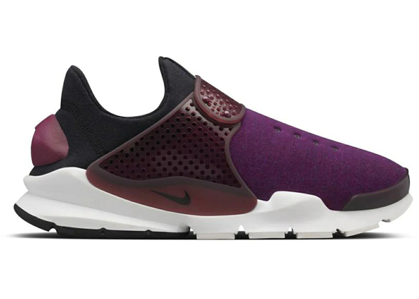 ナイキ ダート テック フリース 黒色 ブラック ナイト マルーン スニーカー メンズ NIKE SOCK DART TECH FLEECE MULBERRY / MULBERRY BLACK NIGHT MAROON