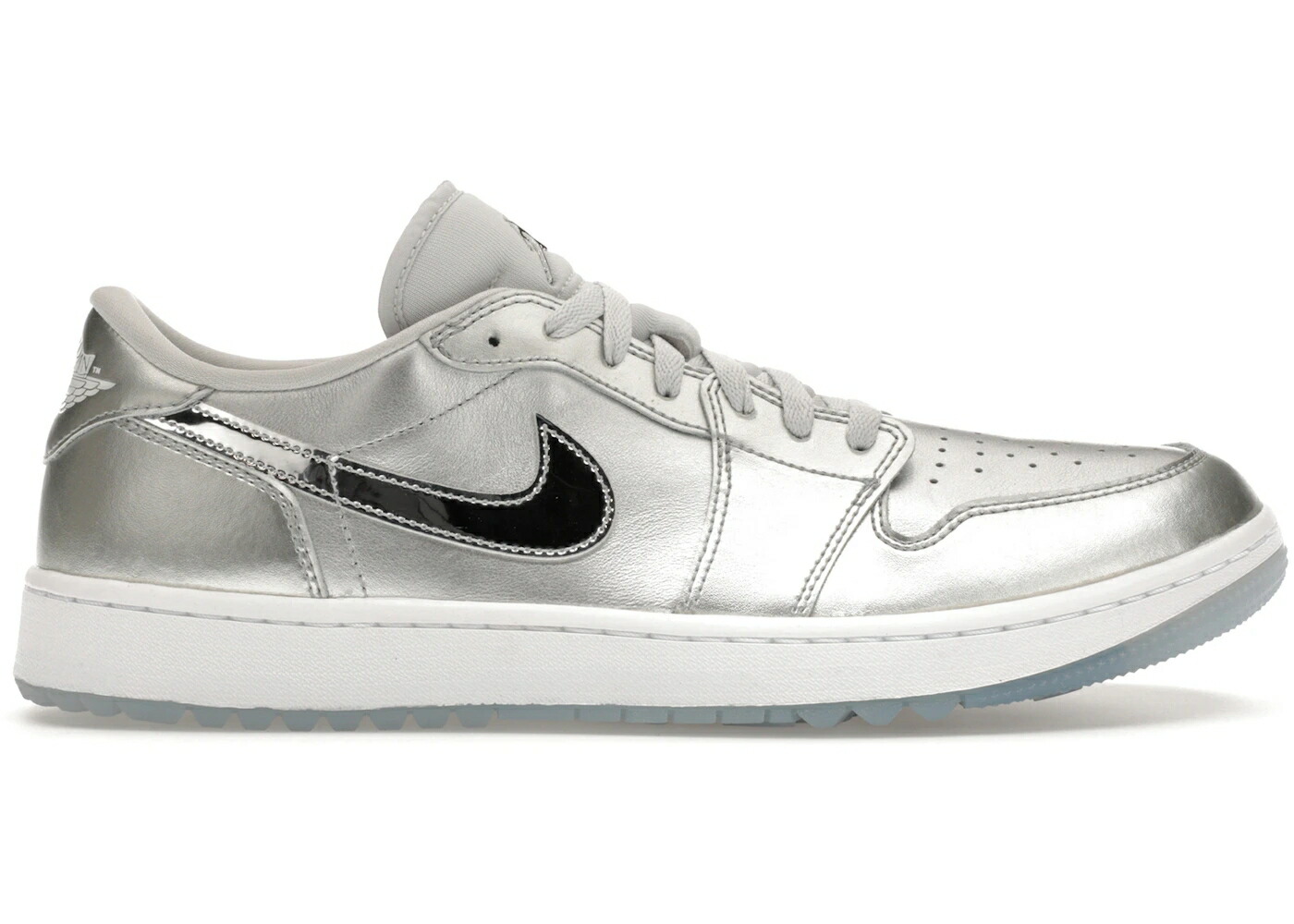 ナイキ ジョーダン ゴルフ しろがね色 しろがね色 スニーカー メンズ JORDAN 1 RETRO LOW GOLF GIFT GIVING PACK / METALLIC SILVER METALLIC SILVER